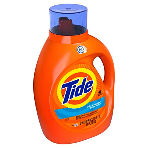 Tide Tide Liquid Laundry Detergent, Clean Breeze, 48 loads, 69 fl oz, 69 Fl Oz