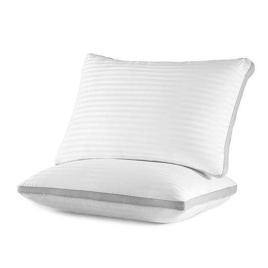 2 Pack SLEEP ZONE Queen Bed Pillows