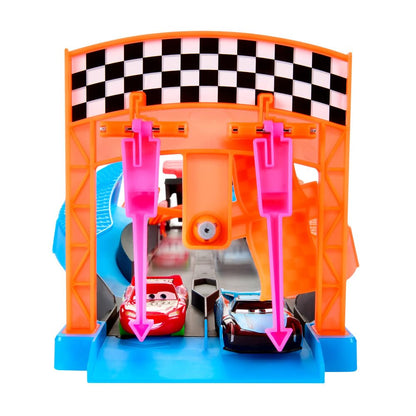 Glow Racers Track Set by Mattel with 2 Cars