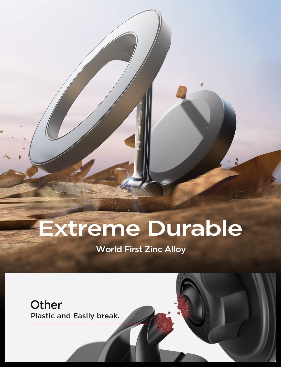 MagSafe Car Mount Holder for iPhone 15/14/13
