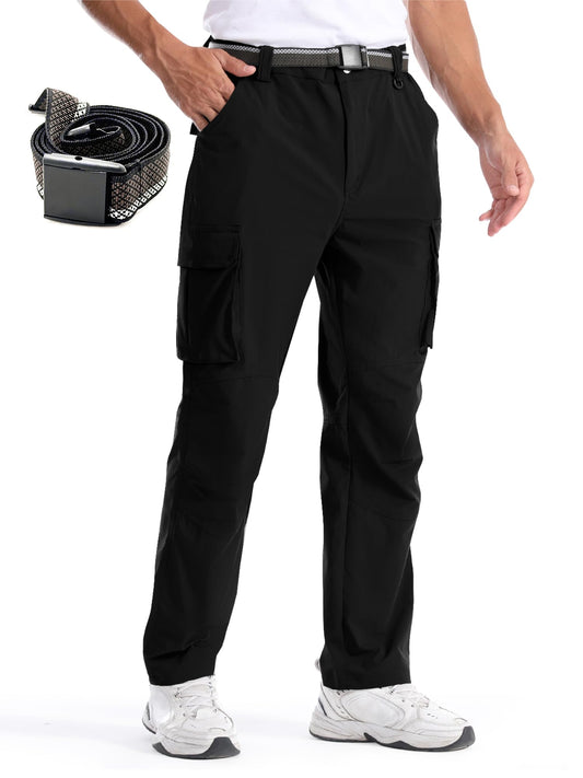 Men's Quick-Dry Cargo Hiking Pants by BondiTrekk