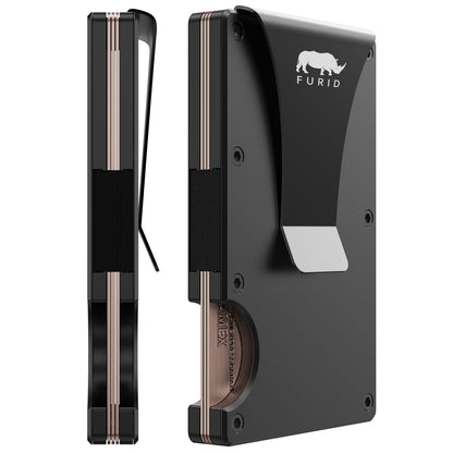 Slim Wallet with Money Clip: Thin Wallet - Credit Card Holder Wallets for Men - Minimalist Wallet For Men