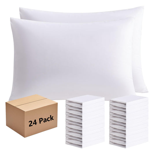 CULVE 24-Pack Standard Pillowcases with Closure