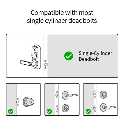 Smart Keyless Door Lock with Fingerprint & APP