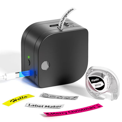 Zodzi P12 Pro Label Maker Machine with Tape, Inkless Thermal Portable Label Printer, Bluetooth Label Maker Support Ribbon Labels, Fabric Iron-on labels for Home, School, Office Labeling, Gifts