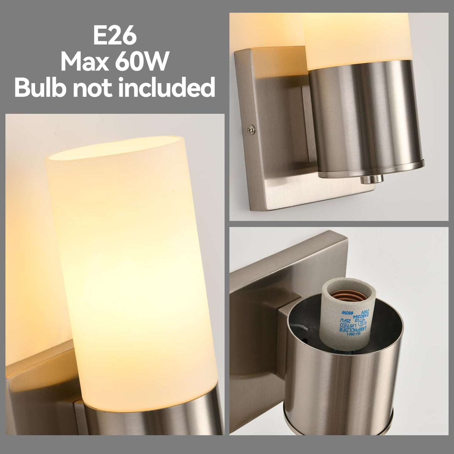 2 Pack Blinghy Modern Wall Sconces Lighting