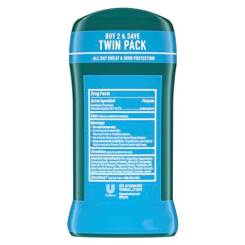 Degree Men Antiperspirant Deodorant Twin Pack