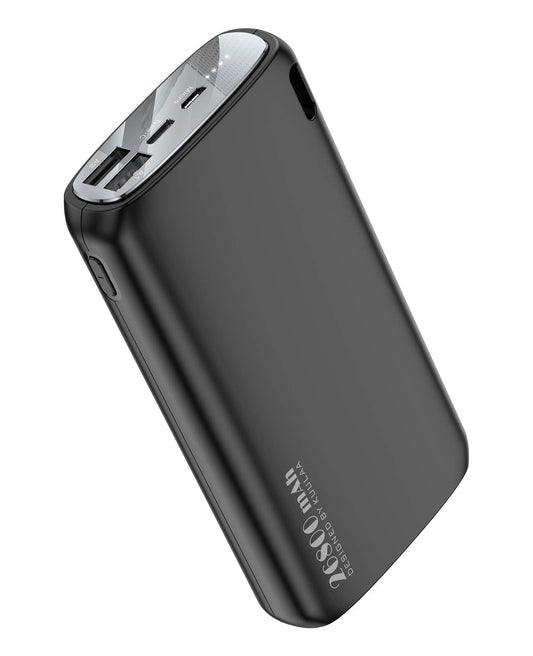 Kuulaa Portable Charger iPhone Power Bank 26800mAh Battery Pack Charger Portable Dual USB Output Portable Battery Charger Compatible with iPhone 15 14 13 12 11 Samsung S22 S21 Google iPad etc, Black