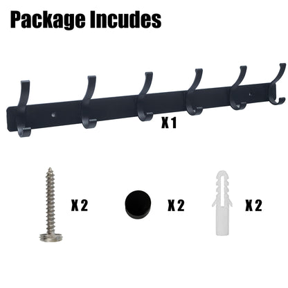 Wall Mount Coat Rack with Hooks by Lofekea