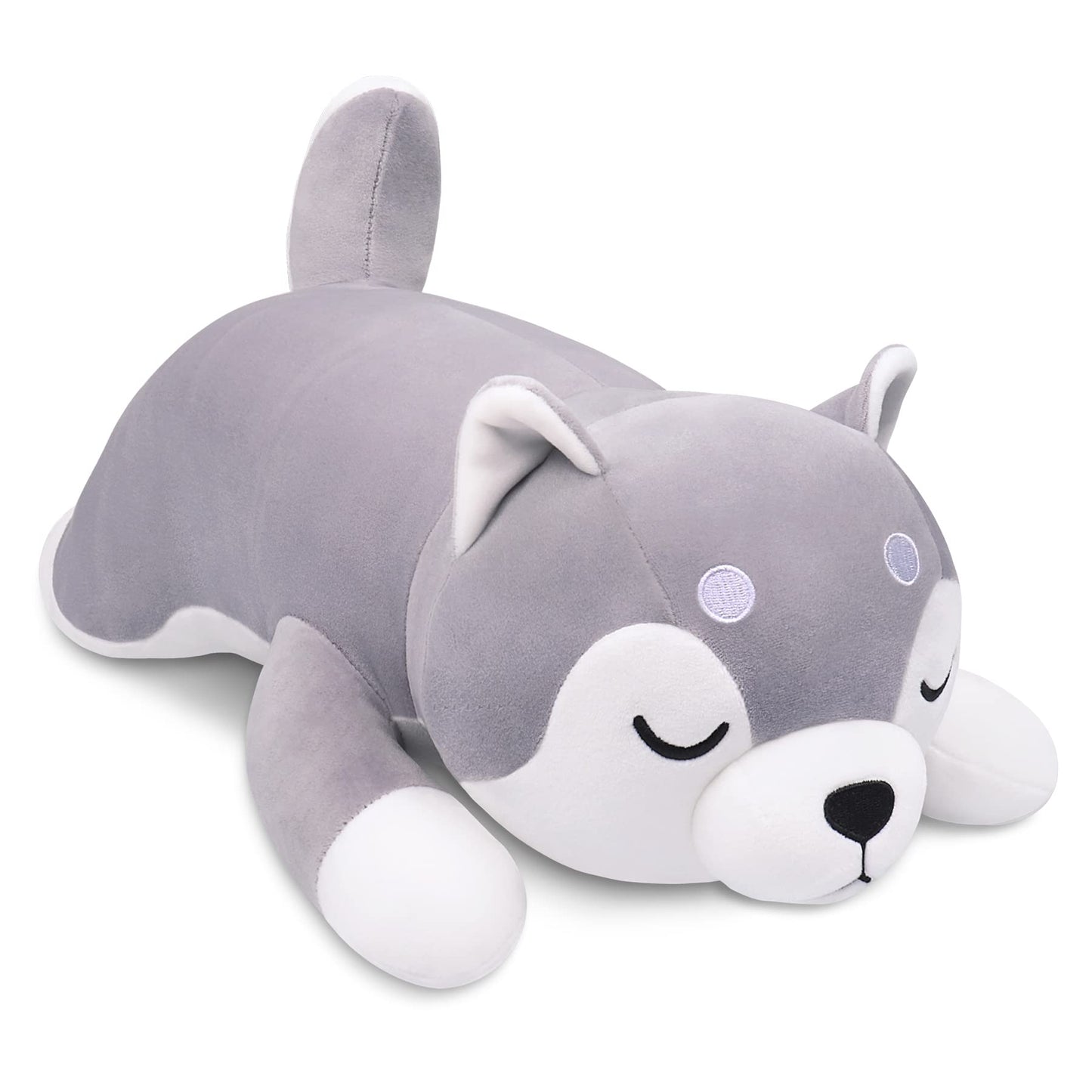 22'' Kawaii Husky Plush Pillow for Kids