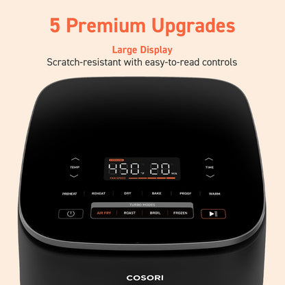 COSORI 6-Qt Air Fryer with Turbo Modes