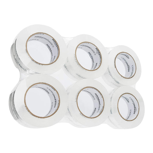 6-Pack Amazon Basics Packaging Tape for Shipping
