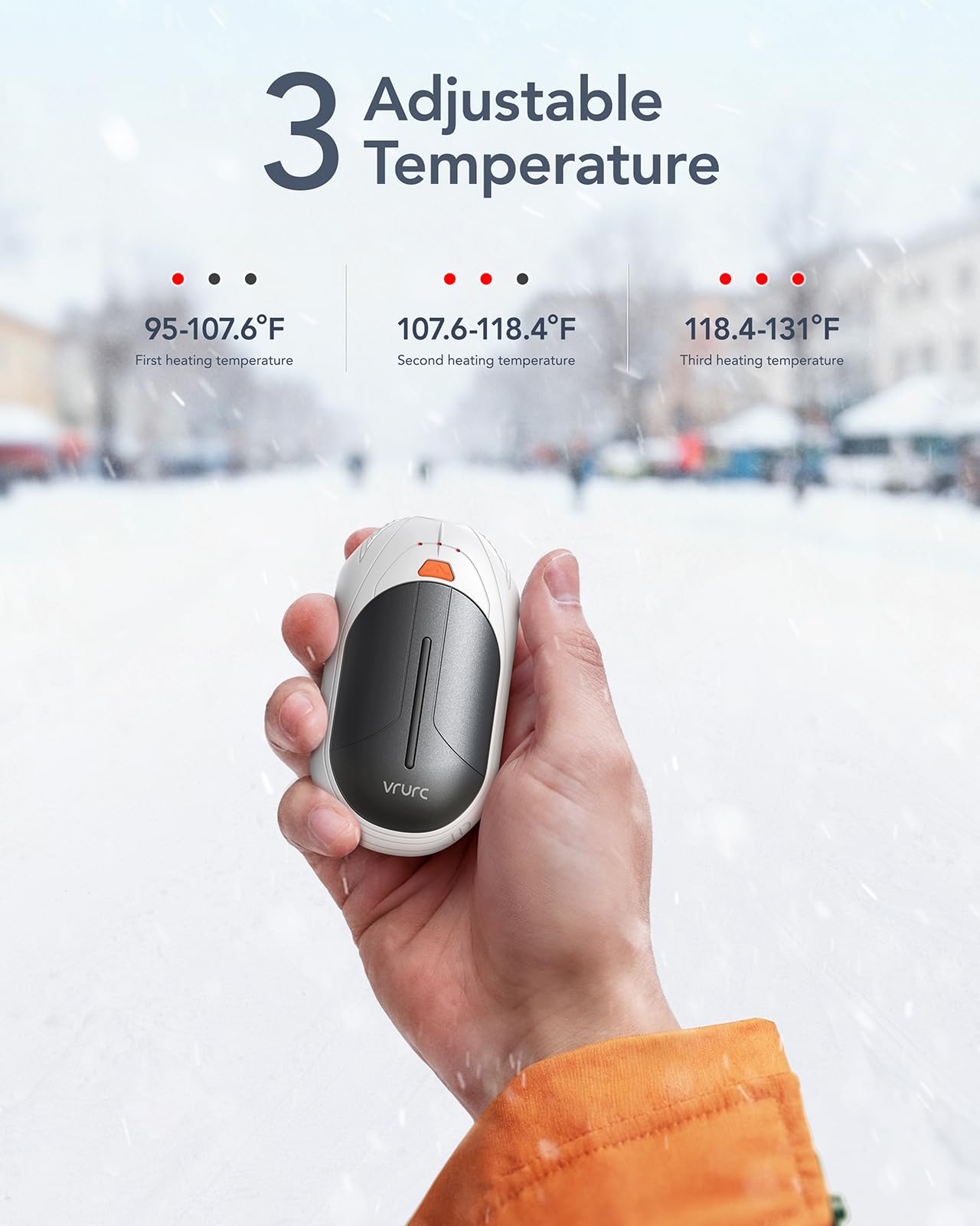 2 Pack VRURC Portable Hand Warmers