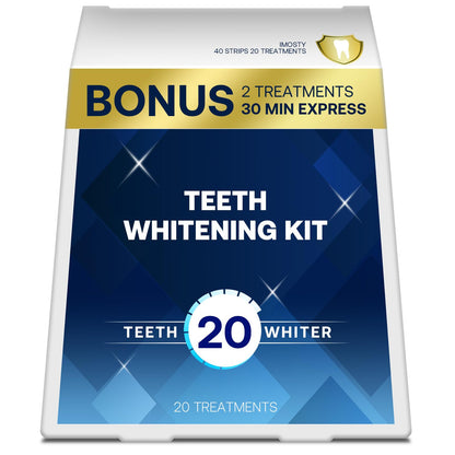 Teeth Whitening Strip, Whitening Strips, 42 Strips for Sensitive Teeth, Professional and Safe Teeth Whitening Kit