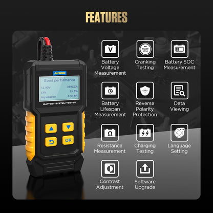 12V Car Battery Tester by AUTOOL
