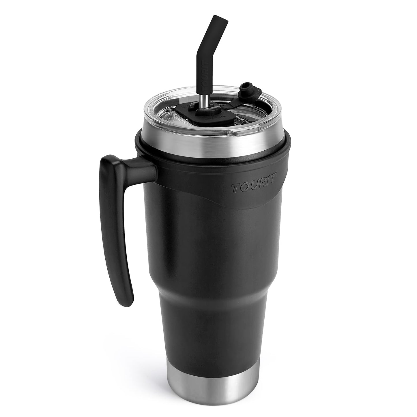 TOURIT 40 oz Insulated Tumbler with Straw