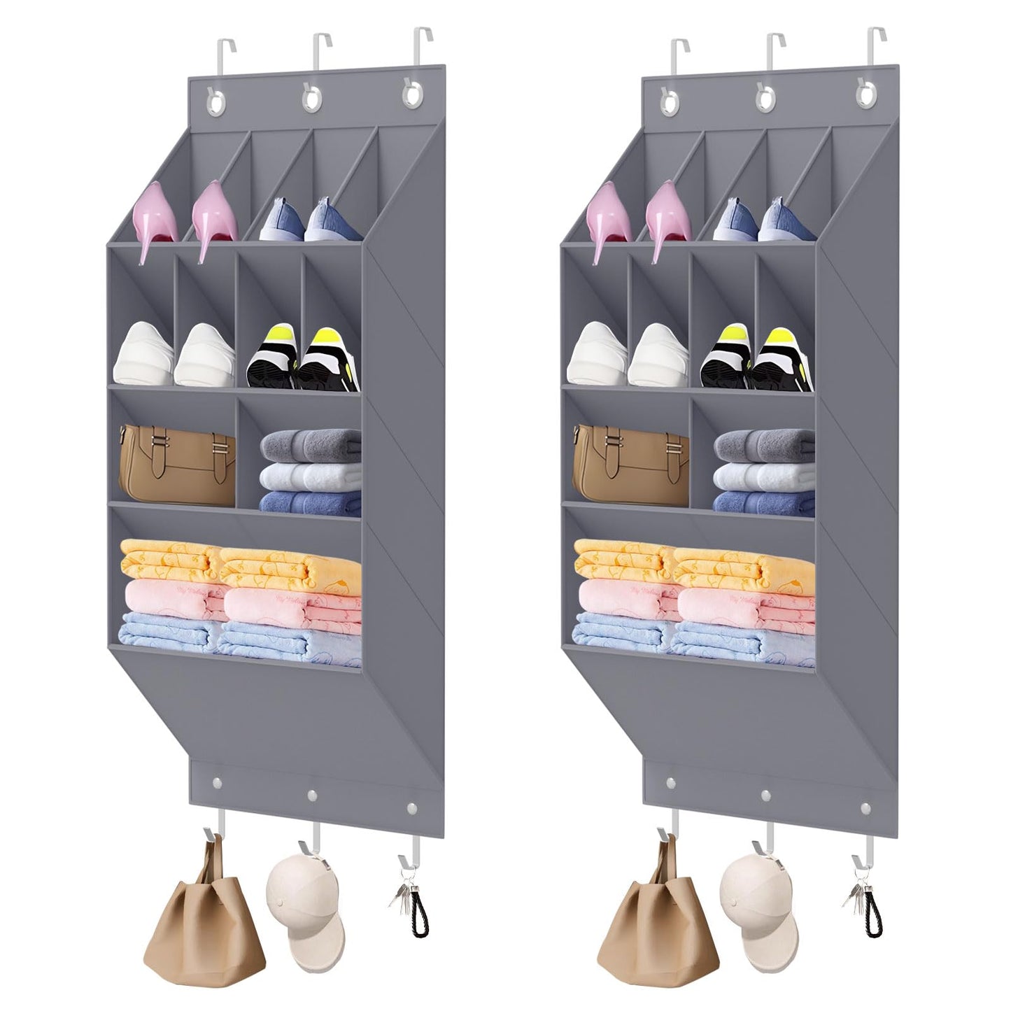 Over the Door Shoe Organizer with 11 Pockets