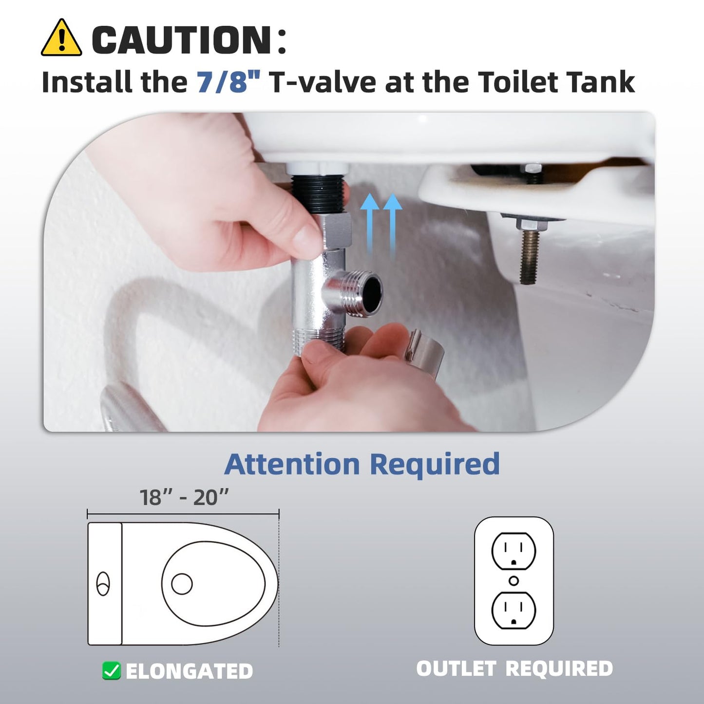 Smart Heated Bidet Toilet Seat with Dryer