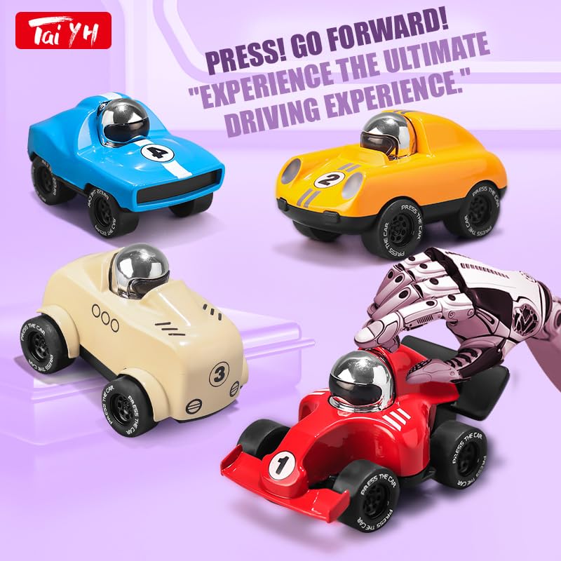 4 PCS Pull Back Toy Car Set for Kids