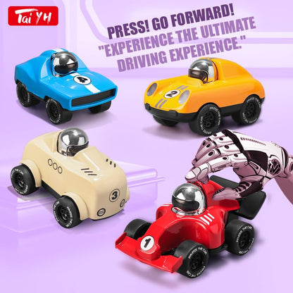 4 PCS Pull Back Toy Car Set for Kids
