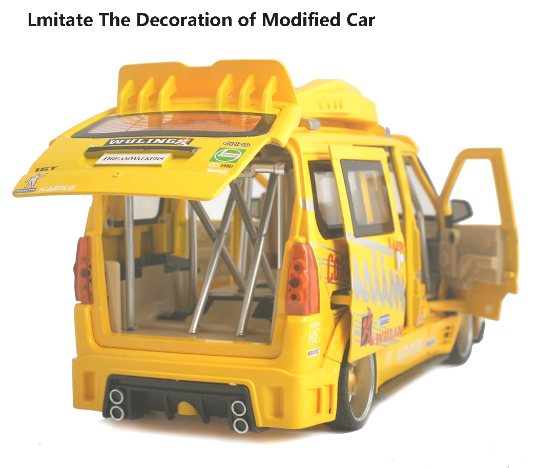 1:24 Scale Diecast Hot Rod Van Toy Model