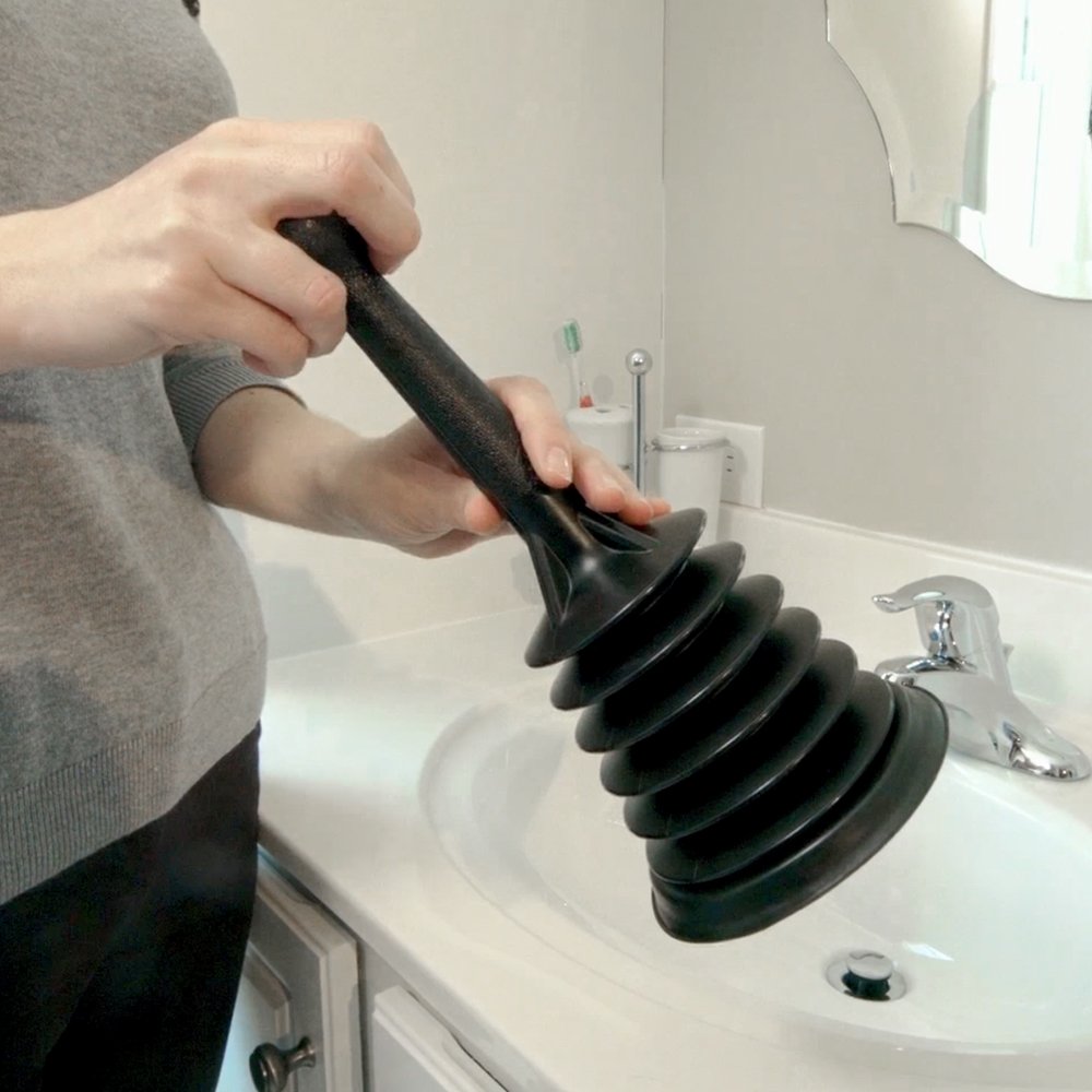 Plumb Craft Mini Powerful Home Plunger, Black