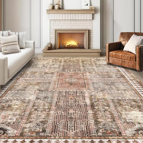 Washable Non-Slip 8x10 Area Rug