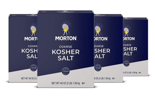 Morton Kosher Salt, Coarse, 12 Pound Pack