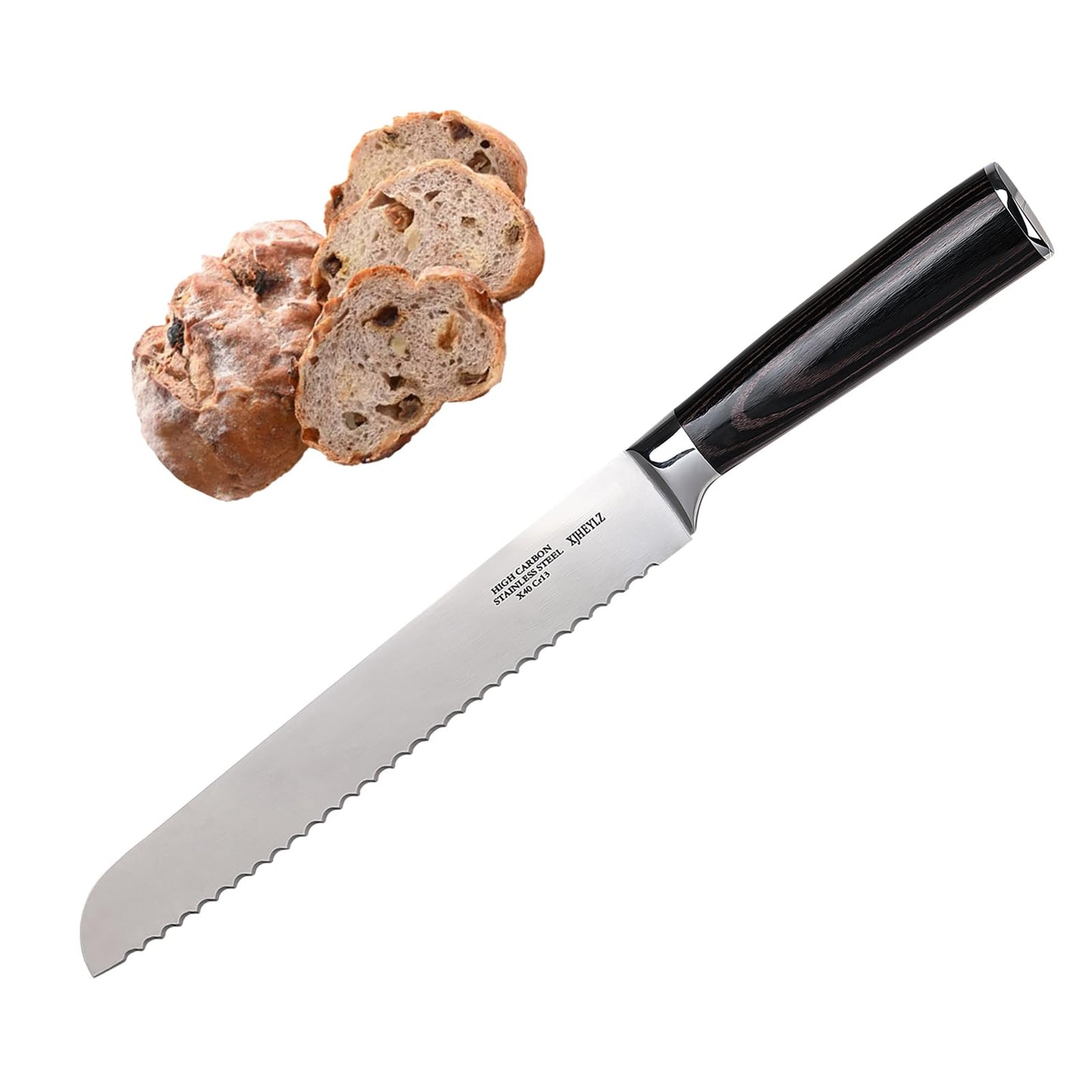 8-Inch Serrated Bread Knife for Homemade Bread