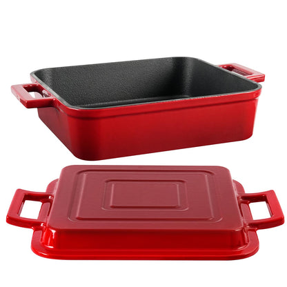 Cast Iron Dutch Oven with Skillet Lid 9x9