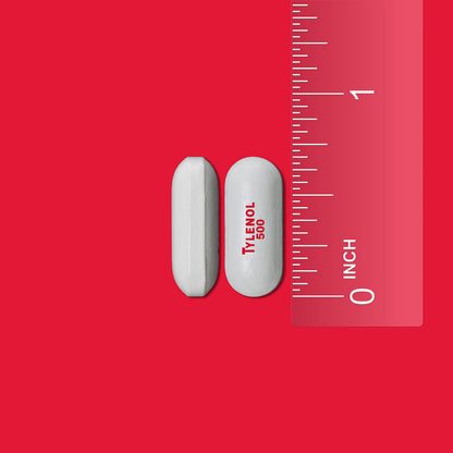 Tylenol Extra Strength Caplets with 500 mg Acetaminophen, Pain Reliever & Fever Reducer, 6 ct (Pack of 4)