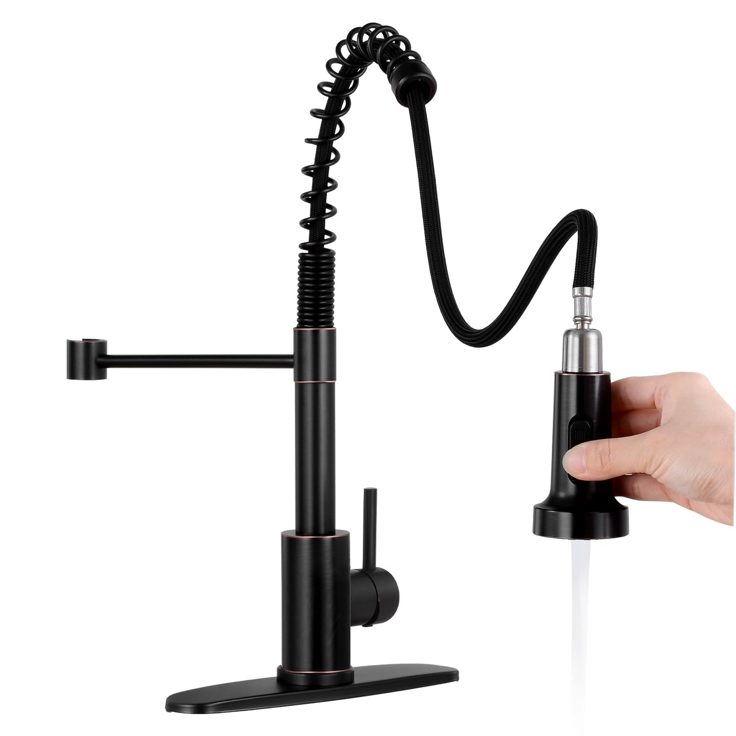 HGN Pull Down Kitchen Faucet with Sprayer