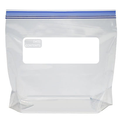 120 Count Amazon Basics Freezer Quart Bags