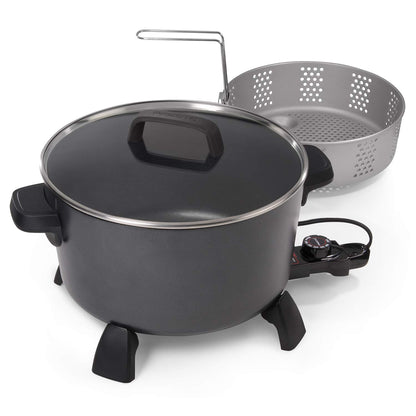 Presto 10-Quart Kitchen Kettle XL Multi-Cooker Steamer and Deep Fryer