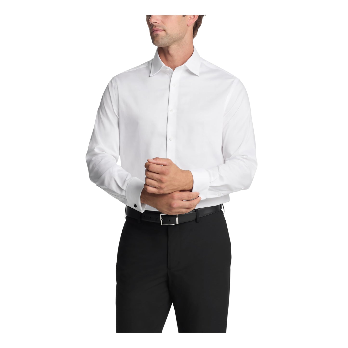 Michael Kors Comfort Stretch Dress Shirt - White