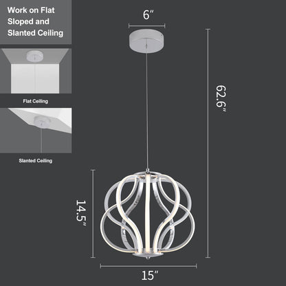 UPDATE: DEAD! Modern LED Chandelier,Chrome Hanging Pendant Lights,Easy Install Suitable for Dining Room Living Room Bedroom Kitchen and Corridor (10 Light, Silver)