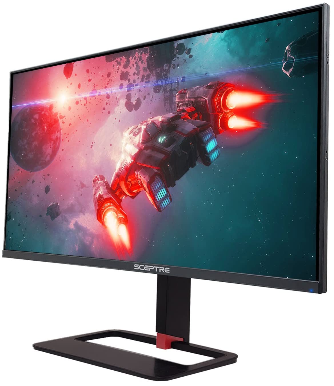 Sceptre 32 inch QHD IPS Monitor HDR400 2560x1440 DisplayPort up to 144Hz 1ms 120% sRGB Height Adjustable, Build-in Speakers Gunmetal Black (E325B-QPN168)