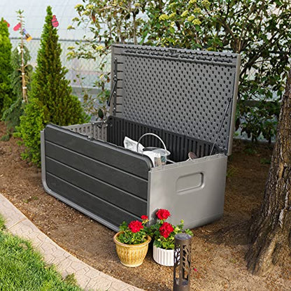 Lifetime 136 Gallon Modern Deck Storage Box