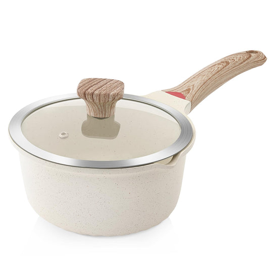 2QT Nonstick Saucepan with Lid by Vinchef