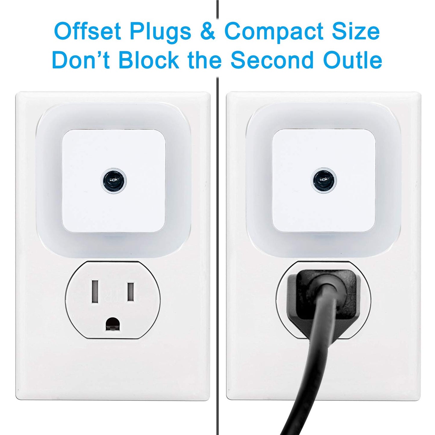 Uigos LED Night Light with Dusk to Dawn Sensor