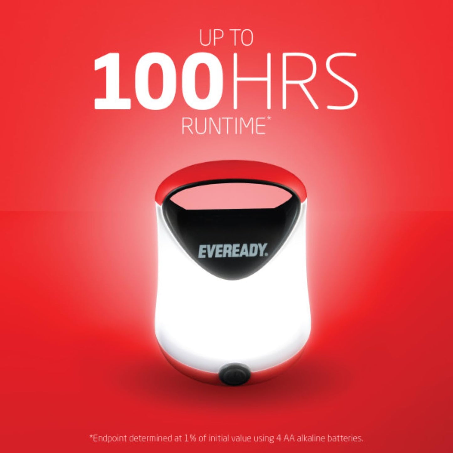 Eveready LED Camping Lantern, 100 Hour Run-time