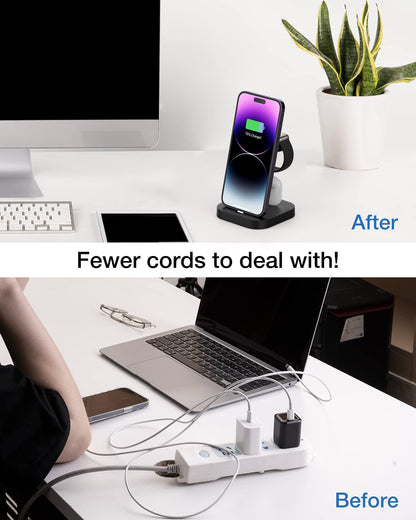 3-in-1 Wireless Charger Dock for Apple Devices