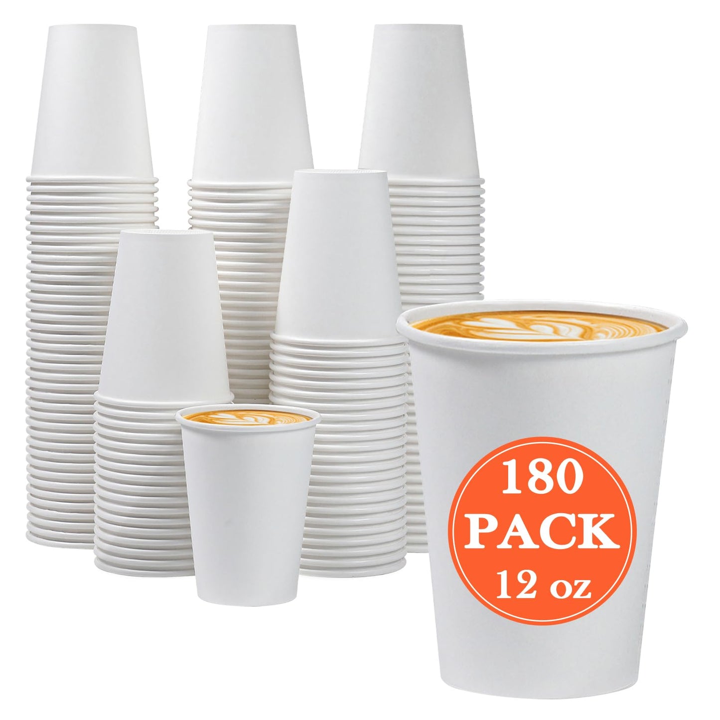 Lamosi 180-Count Disposable Paper Coffee Cups