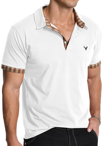 KUYIGO Men's Casual Slim Fit Polo Shirt