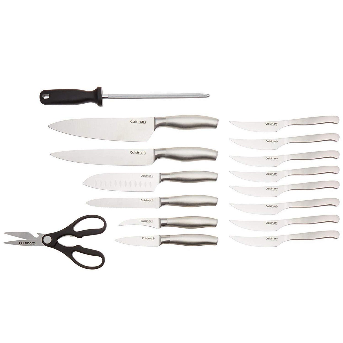 Cuisinart 17-Piece Stainless Steel Knife Set