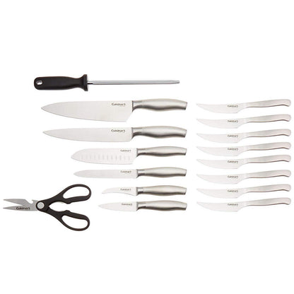 Cuisinart 17-Piece Stainless Steel Knife Set