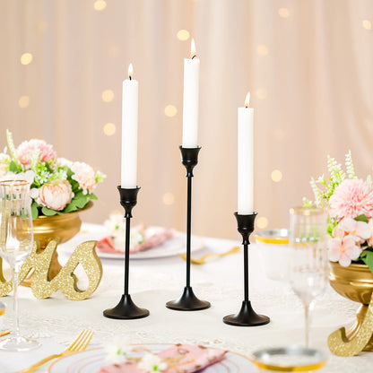 2 Sets Tapered Candle Holders for Home Decor