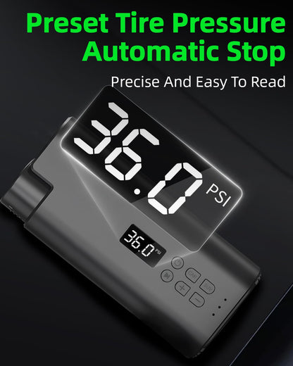 YANTU Portable Tire Inflator with Digital Display