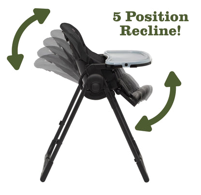 Jeep High Chair with Adjustable Height & Recline
