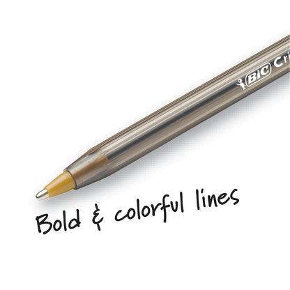 24-Pack BIC Cristal Xtra Bold Ballpoint Pens